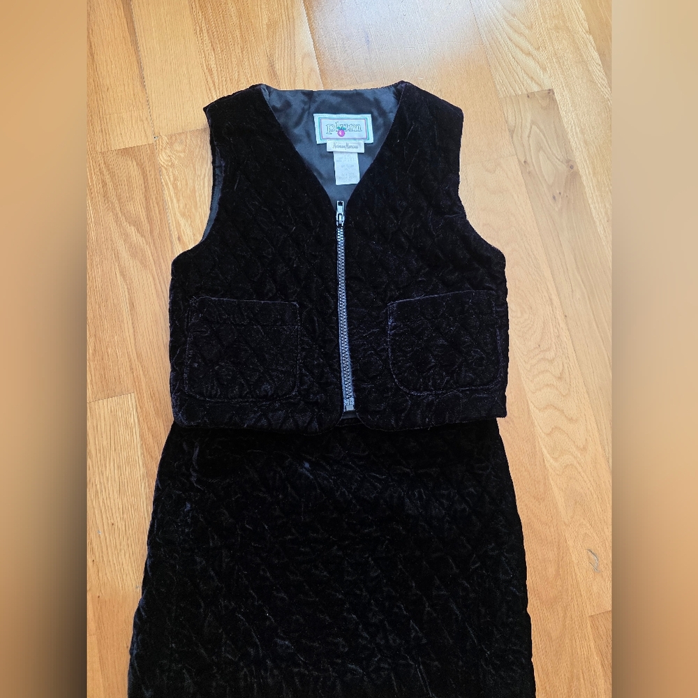 Neiman Marcus Black Velvet Garment